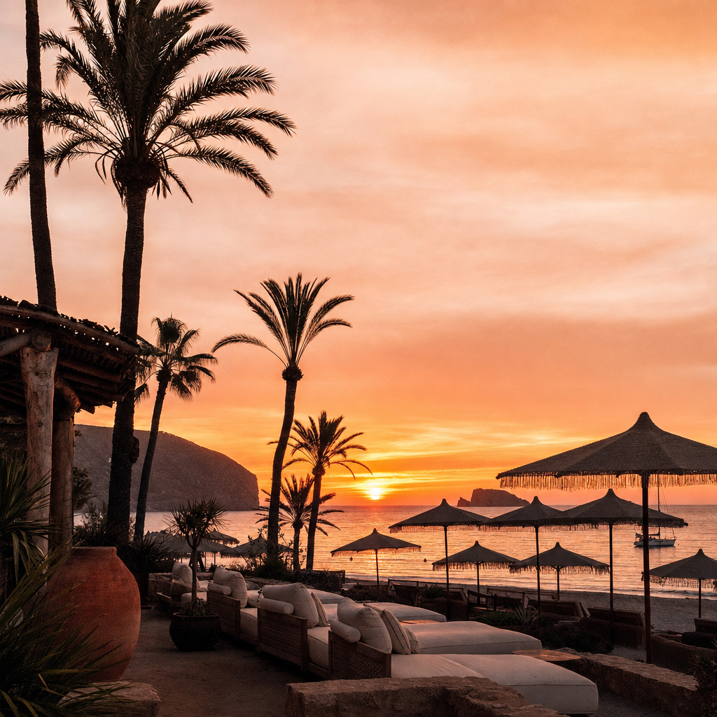 Atardecer en Port des Torrent, Ibiza